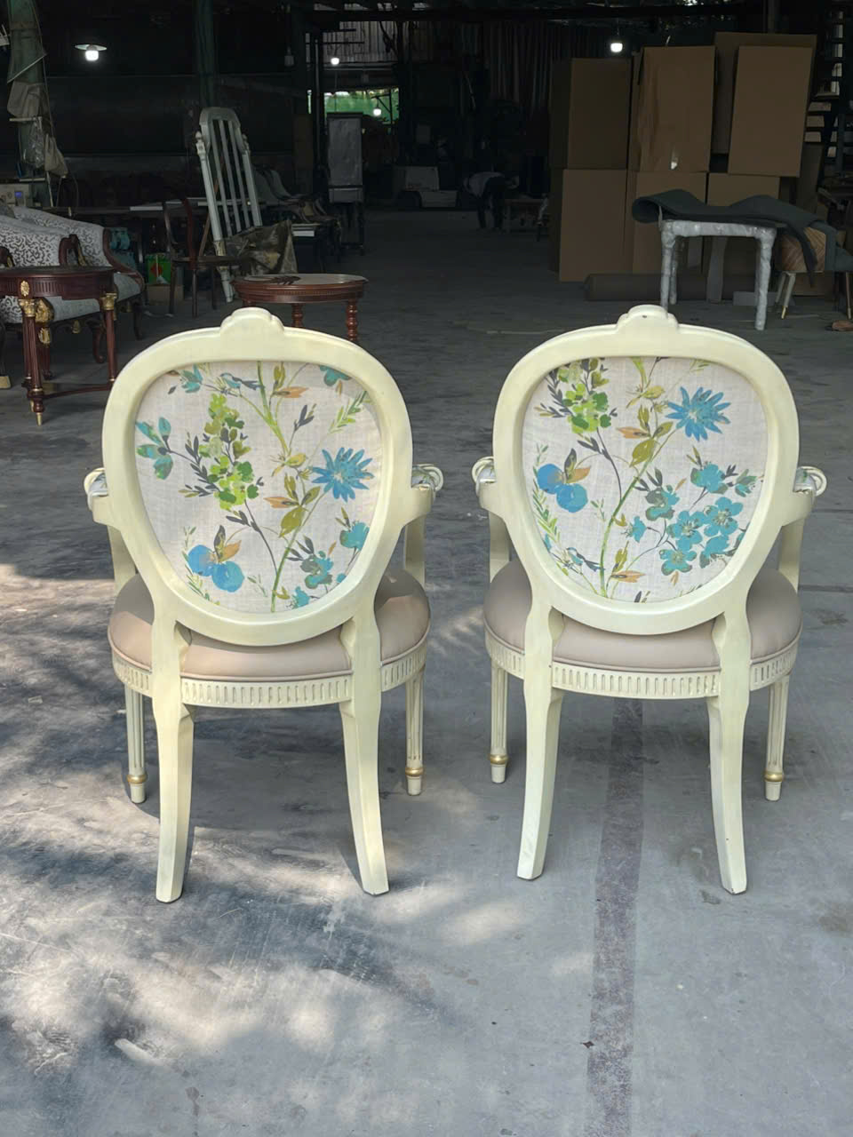 GHẾ CỔ ĐIỂN LOUIS 16 CÓ TAY- LOUIS KING CHAIR 16